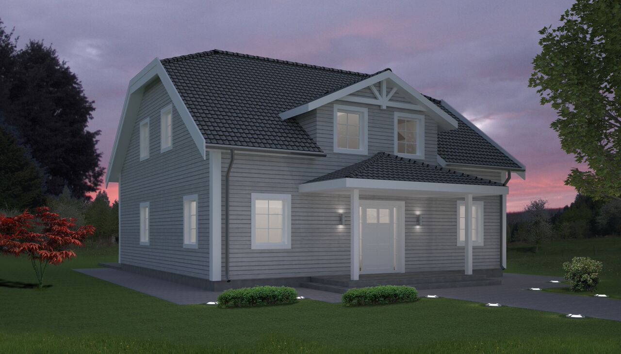 Render of house done for Norwegian client
