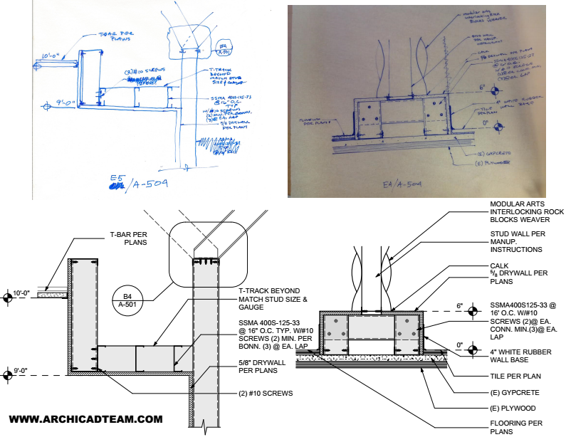 CAD ( Autocad, Archicad ) 2D drafting