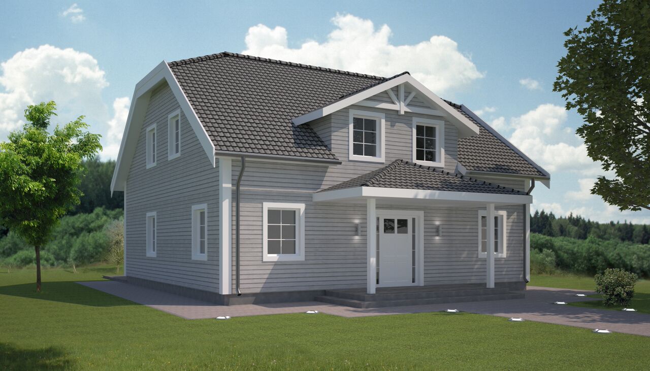 Render of house done for Norwegian client