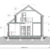 Building 2D section drawing